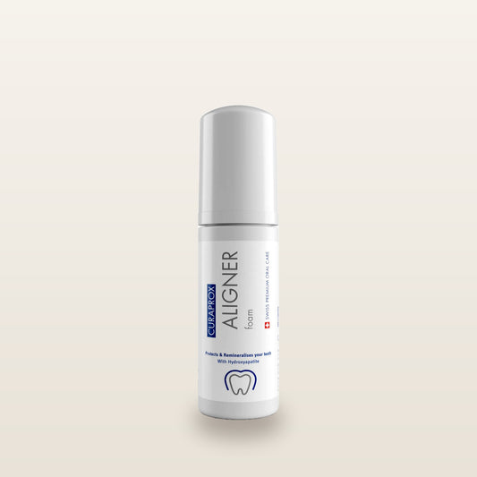 CURAPROX Aligner Foam 40ml - Prevents Plaque Buildup for Aligners, Retainers & Braces
