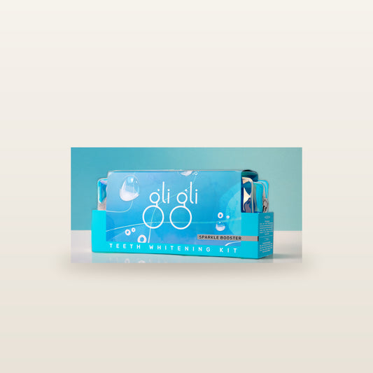 gli gli - LED Dental professional Home Teeth Whitening Kit -2x 5ml PAP Gel,10-15day Treatment(SPARKLE BOOSTER)