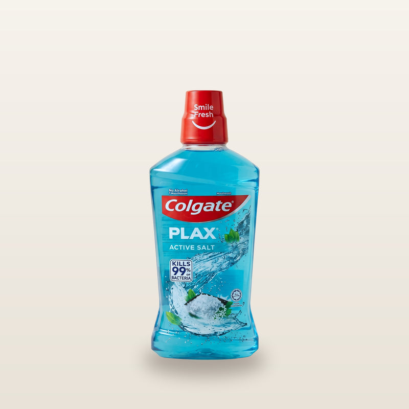 Colgate - Plax Kills 99% Oral Bacteria Mouthwash Mouth Rinse 1L (No Ethyl Alcohol) (Active Salt)