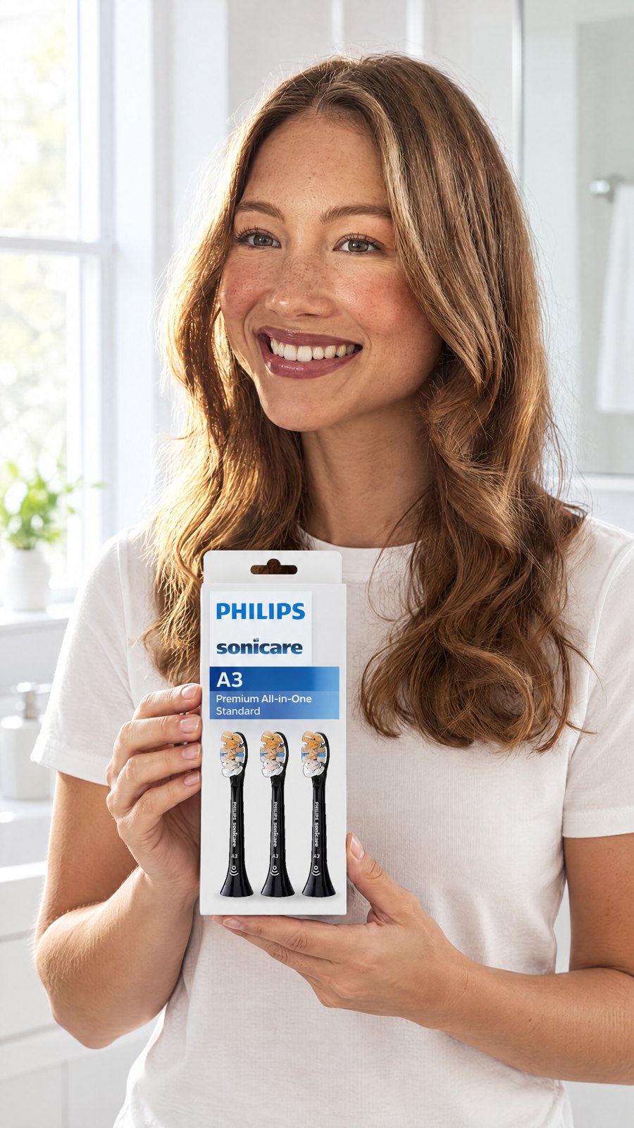 PHILIPS - A3 Premium All-in-One Standard sonic toothbrush heads (White) HX9093/96 (Parallel Import) — held by model