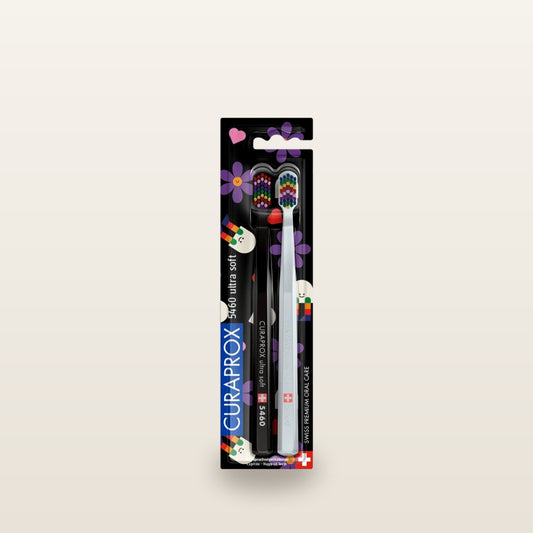 CURAPROX - TOOTHBRUSH CS 5460 HAPPY LIL TEETH EDITION, 2 PCS