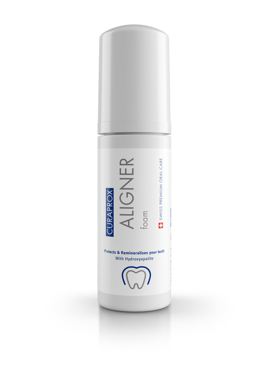 CURAPROX Aligner Foam 40ml - Prevents Plaque Buildup for Aligners, Retainers & Braces