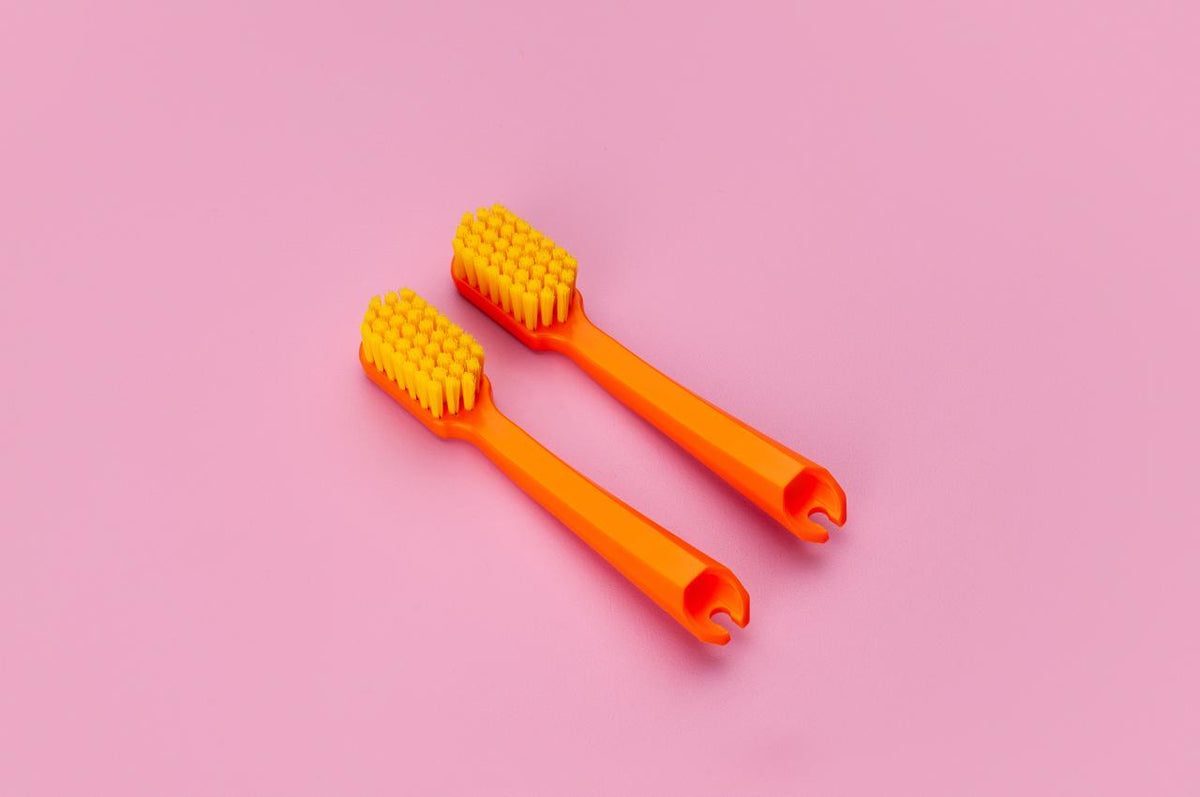 CURAPROX CS 5460 Travel Refill Brush Heads for Travel Toothbrush (Twin Pack, Random Colour)