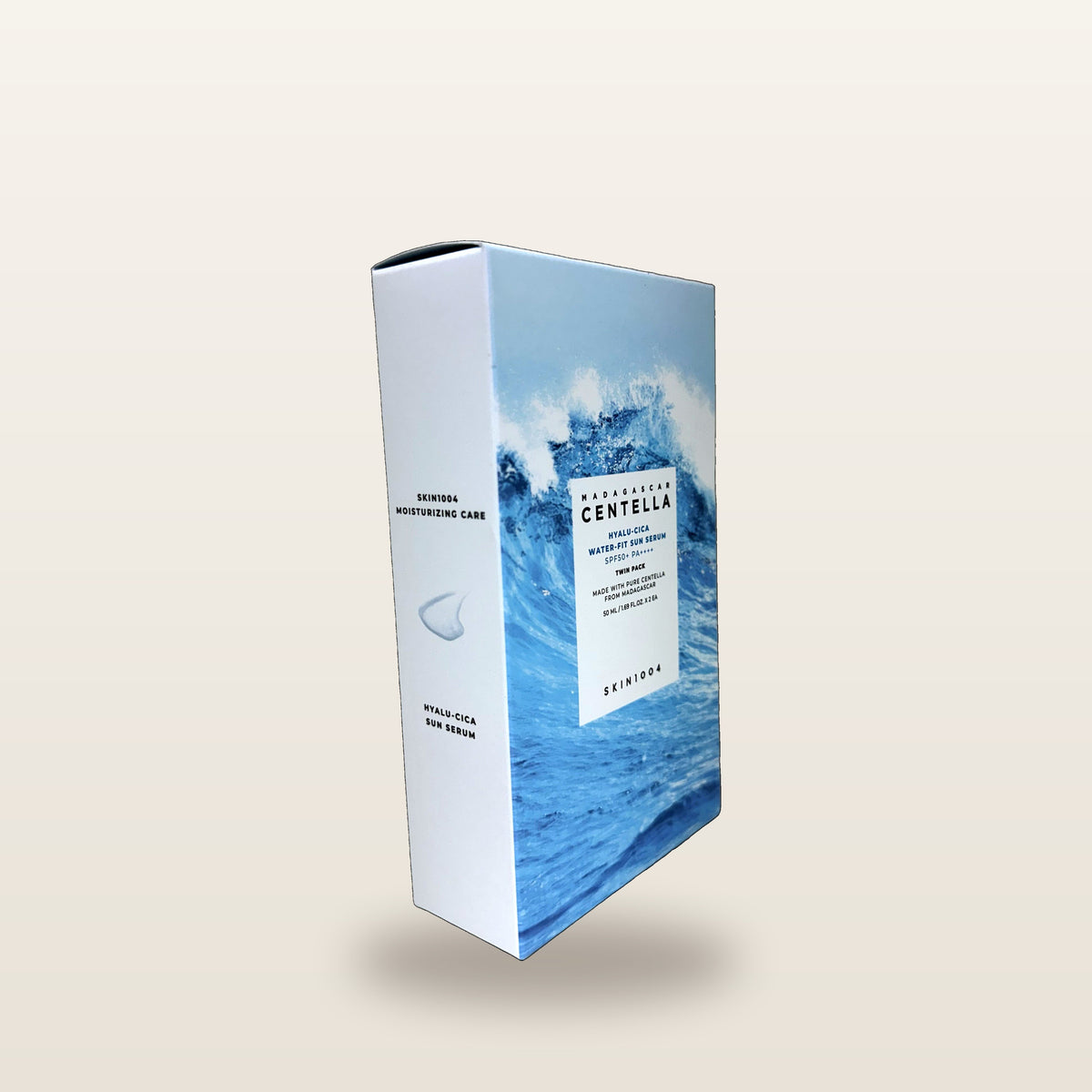 SKIN1004 Madagascar Centella Hyalu-Cica Water-Fit Sun Serum SPF50+ PA++++ Twin Pack (50ml x 2) - view 3