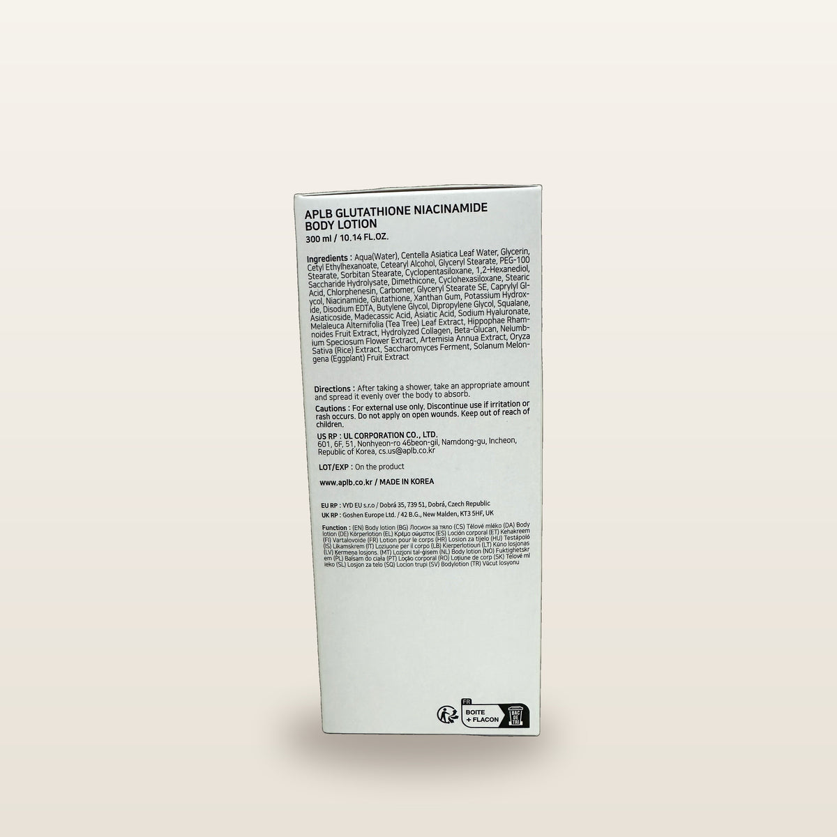 APLB Glutathione Niacinamide Body Lotion 300ml - view 3