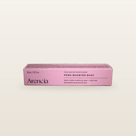 Arencia PDRN Booster Shot 30ml (Face and Eye Moisturizer, Rosy-PDRN Complex 5% + Peptide)