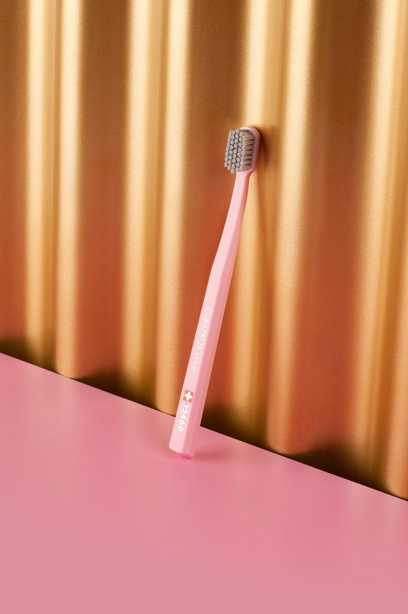 CURAPROX CS 12460 Velvet Blister Toothbrush - Blue Handle