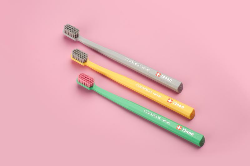 CURAPROX CS 12460 Velvet Blister Toothbrush - Blue Handle