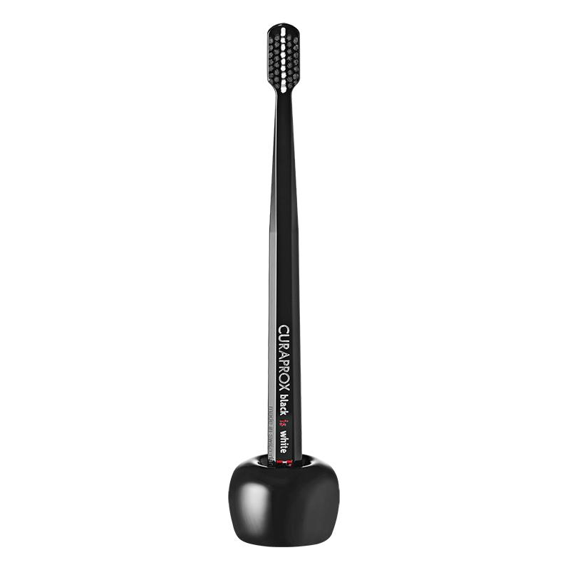 CURAPROX Toothbrush Foot - Black (Toothbrush Not Included)