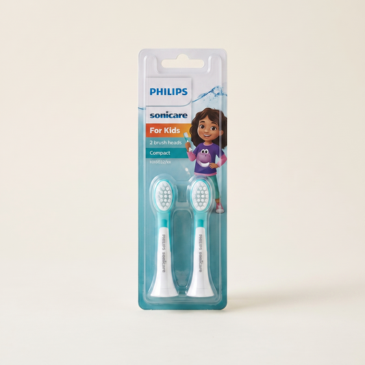 Philips Sonicare For Kids HX6032, 2 compact heads, studio