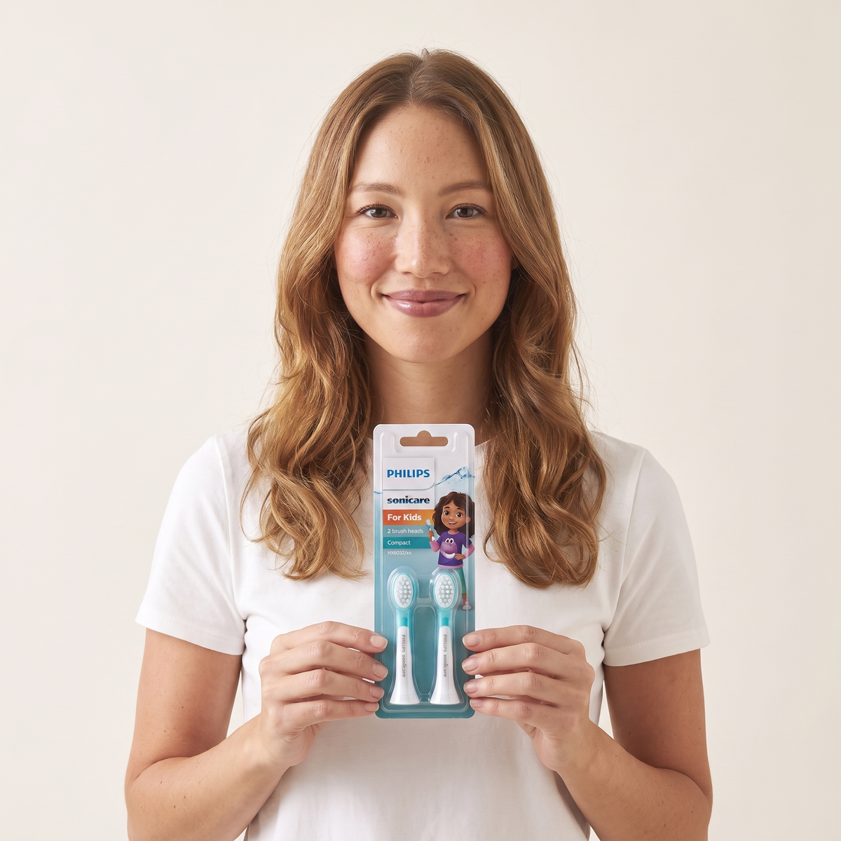 Sonicare For Kids heads in hand