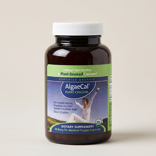AlgaeCal Plant Calcium 90 capsules, studio