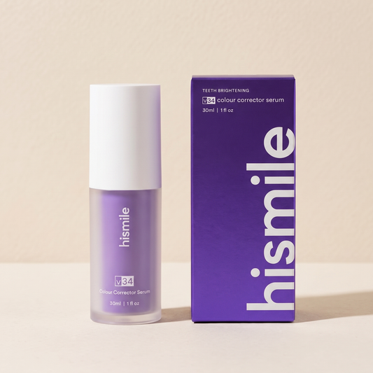 Hismile V34 colour corrector serum 30ml with box, studio
