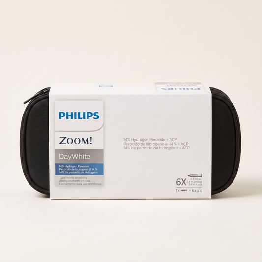 Philips Zoom DayWhite 14% HP, 6-syringe kit box and pouch, studio
