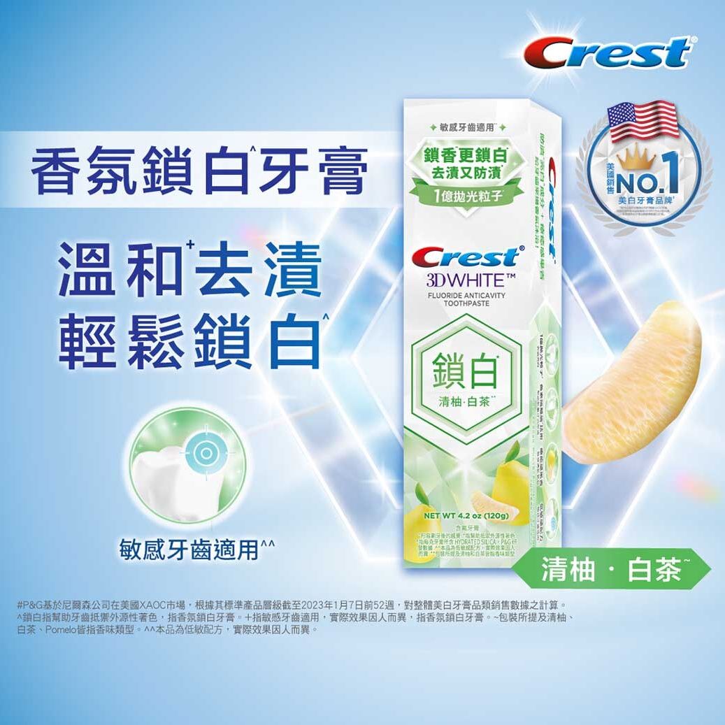 Crest - toothpaste Whitelock - Pomelo 120g [Authorized Goods]