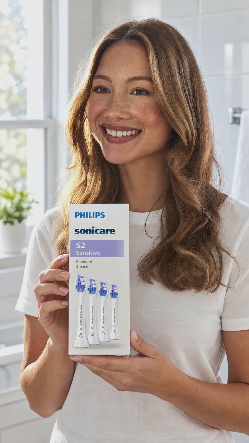 GRWM: Philips Sonicare S2 Sensitive Brush Heads 4-pack
