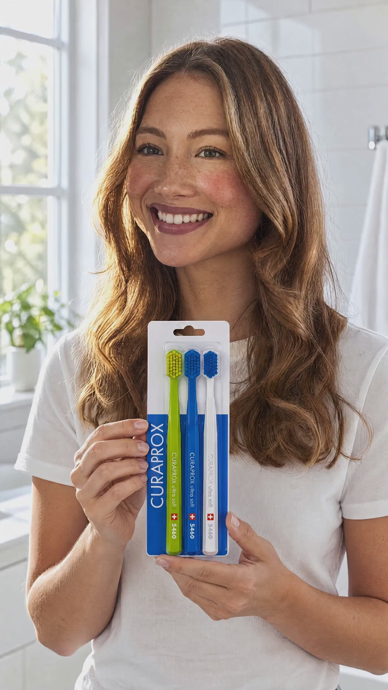 GRWM: Curaprox CS 5460 Ultra-Soft Toothbrush 3 Pack