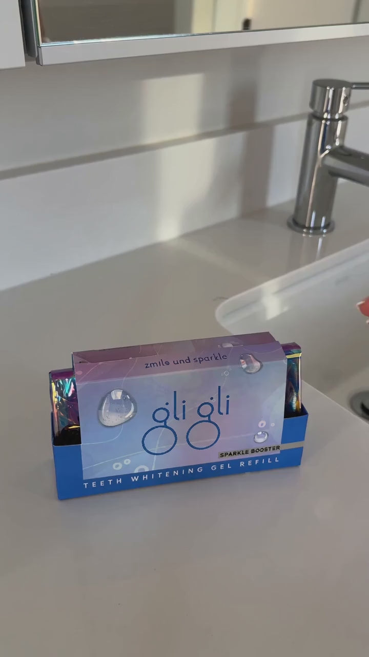 gli gli Sparkle Booster PAP gel refill - review video with captions