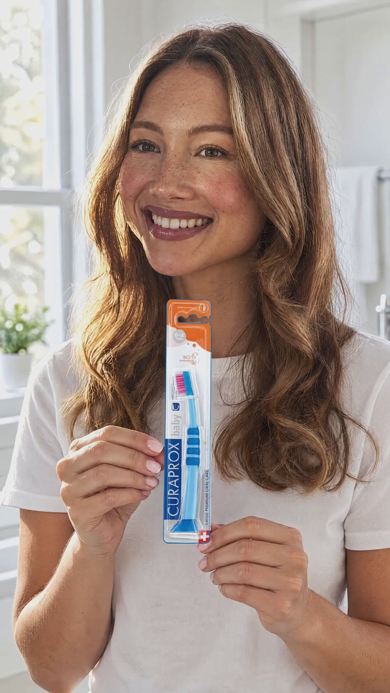 GRWM: Curaprox Baby Blue Ultra Soft Toothbrush