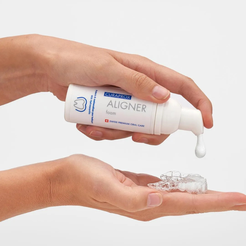 CURAPROX - Braces Aligner Cleansing Foam 40ml Prevents plaque buildup (exp. 10/2026)