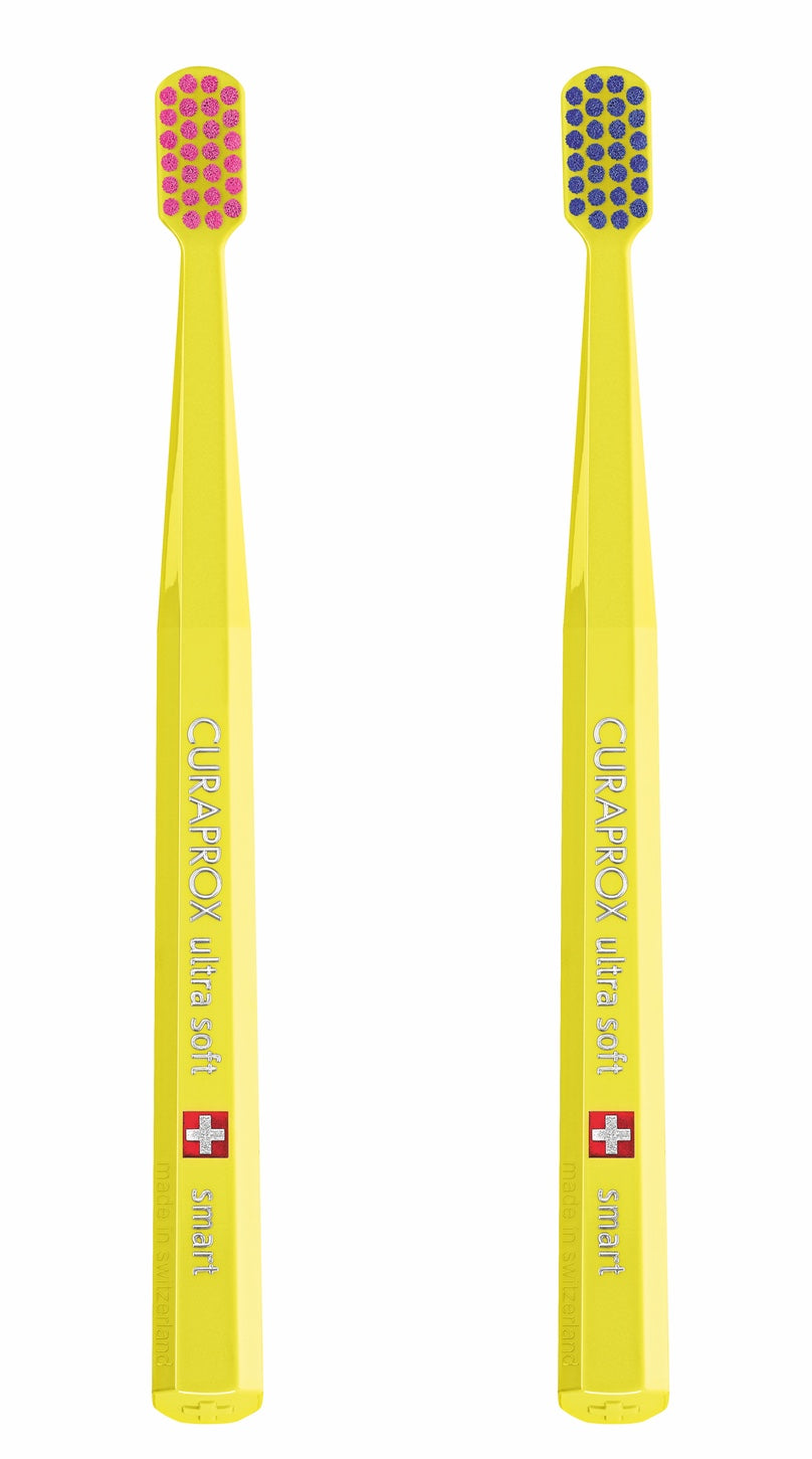 CURAPROX CS Smart Yellow Toothbrush (Pack of 2)