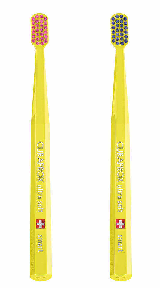 CURAPROX CS Smart Yellow Toothbrush (Pack of 2)