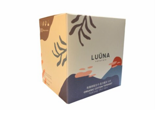 Luuna - Organic Cotton Topsheet Regular 29cm 10 pcs x 1