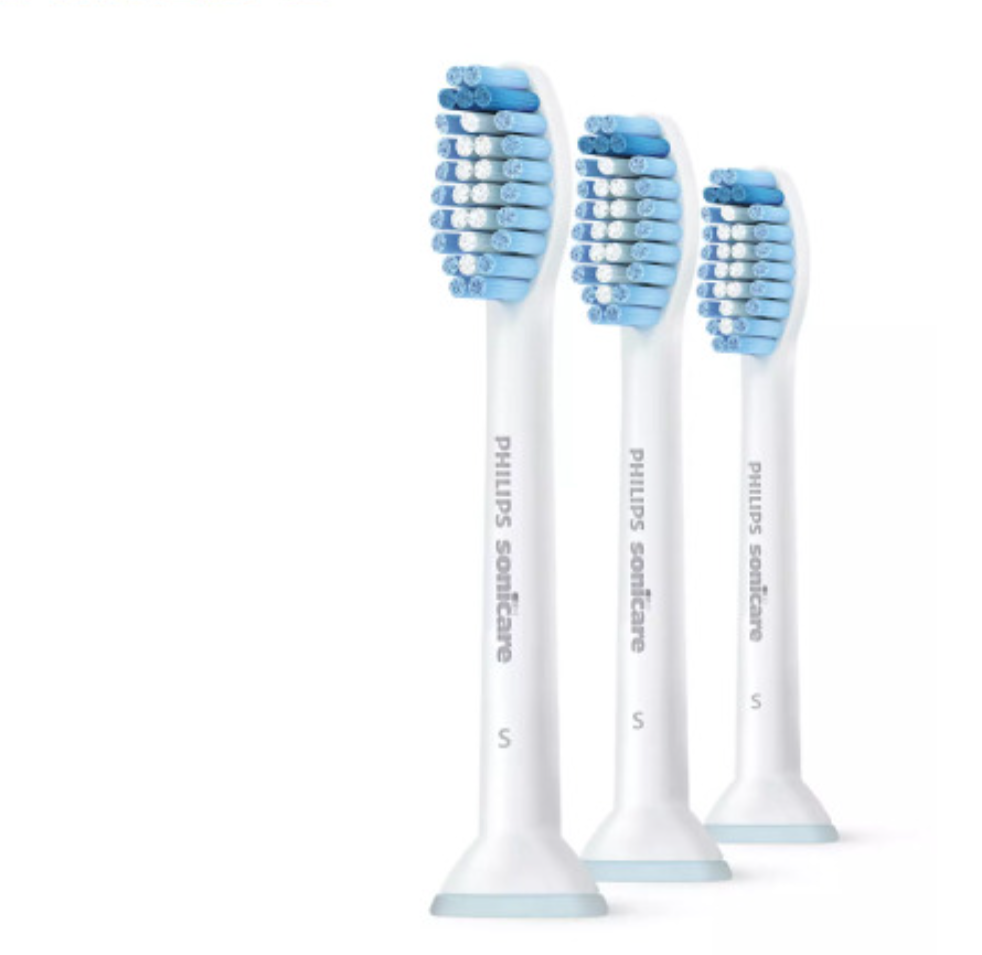 Philips-HX6053 x3 Sonicare S Sensitive Standard sonic toothbrush heads