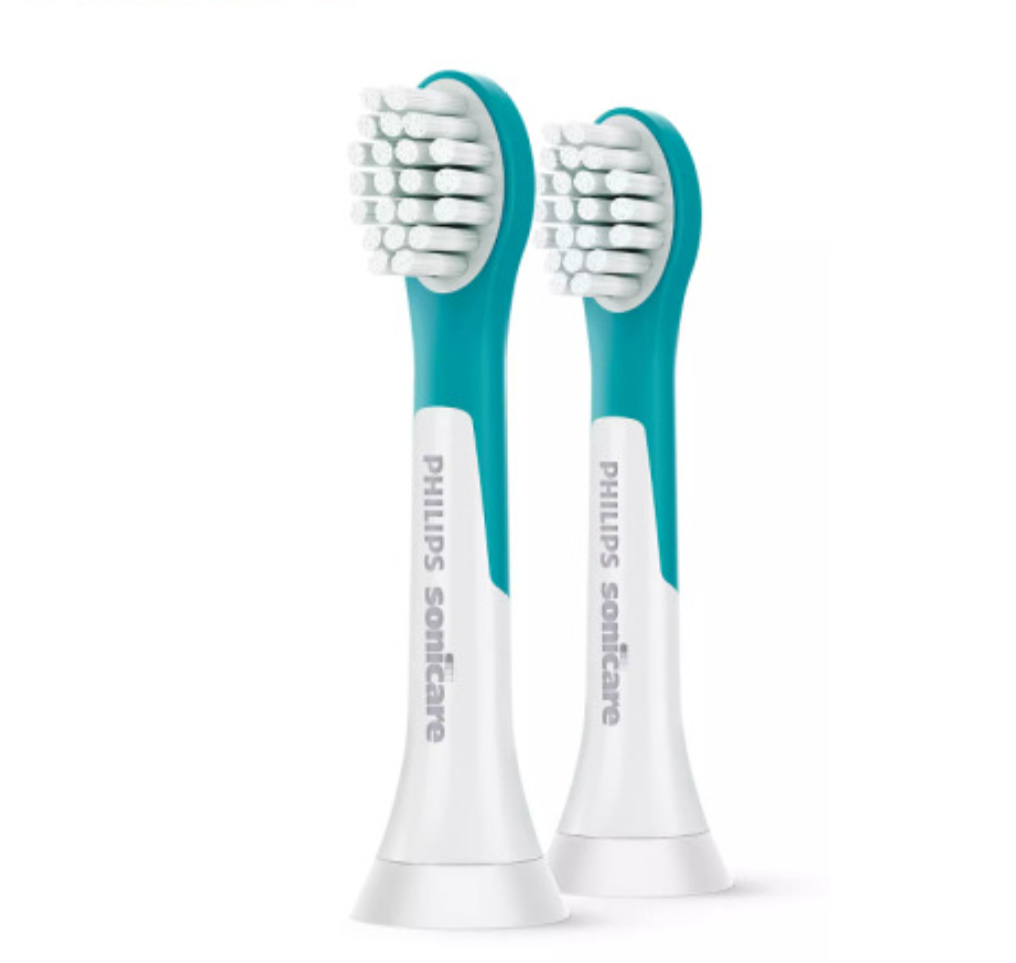 Philips - HX6032 x2 Sonicare For Kids Compact sonic toothbrush heads