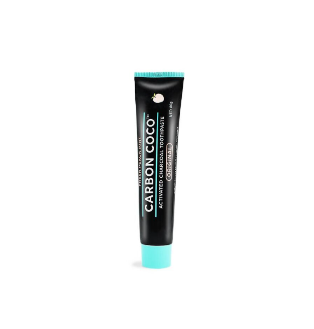 Carboncoco Activated Charcoal Toothpaste (Fresh Peach Mint)