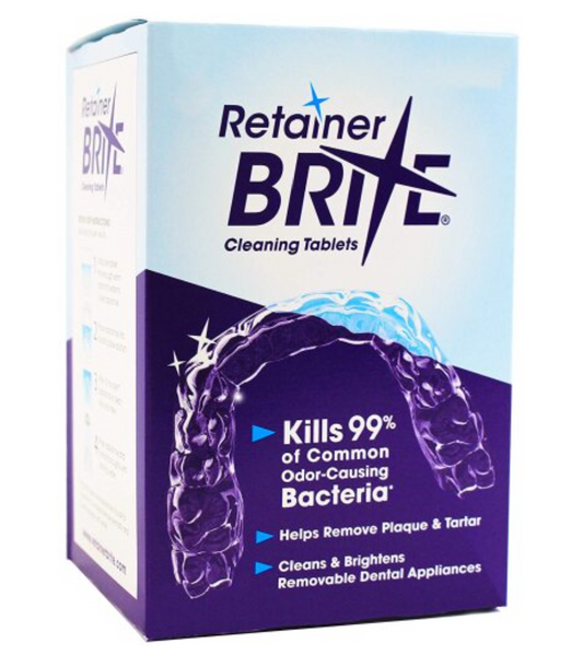 (96 Count (Pack of 1)) Retainer Brite Cleaning Tablets