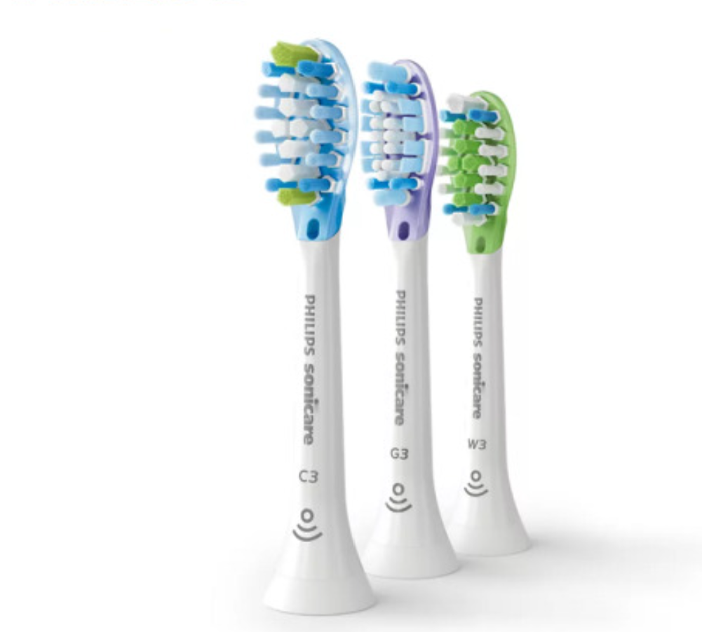 Philips-HX9073 x3 Sonicare Premium smart cleansing toothbrush heads