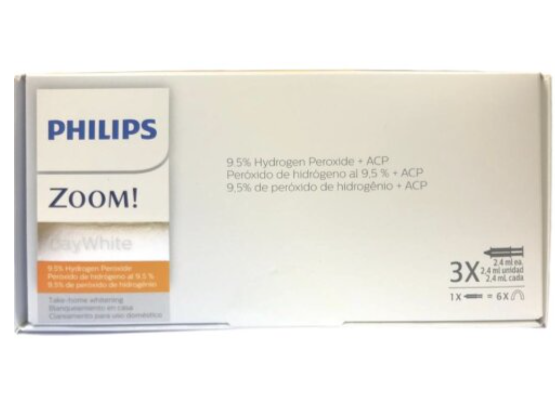 Philips Zoom Whitening DayWhite 9.5% hydrogen peroxide 3 Syringes