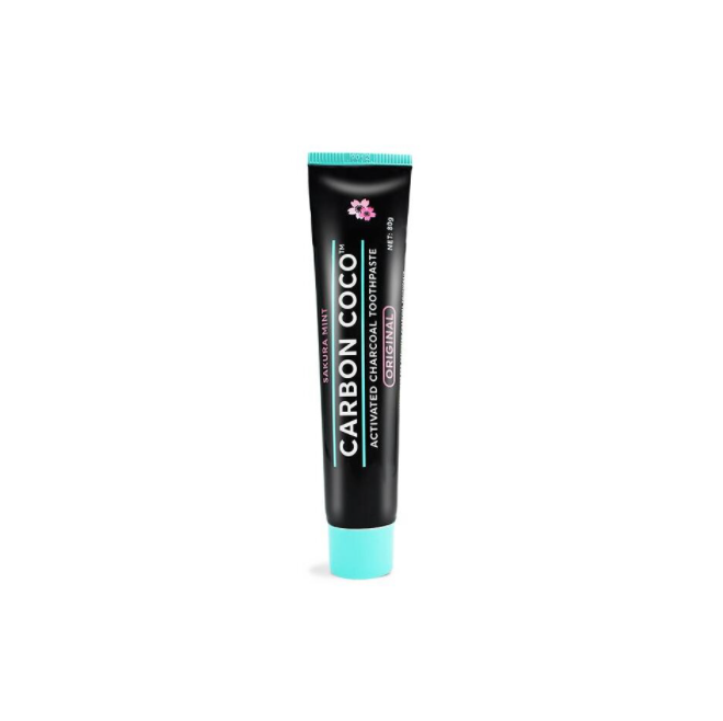 Carboncoco Activated Charcoal Toothpaste fluoride free (Sakura Mint)