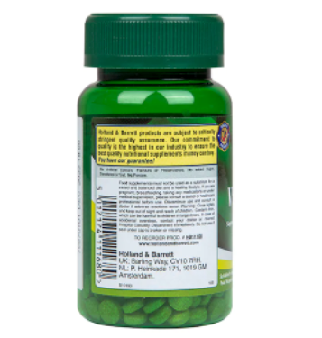 Holland & Barrett Iron & Vitamin C 100 Tablets (Parallel Import)