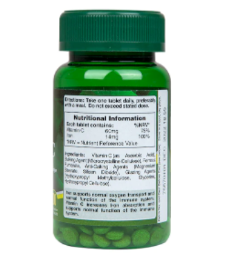 Holland & Barrett Iron & Vitamin C 100 Tablets (Parallel Import)