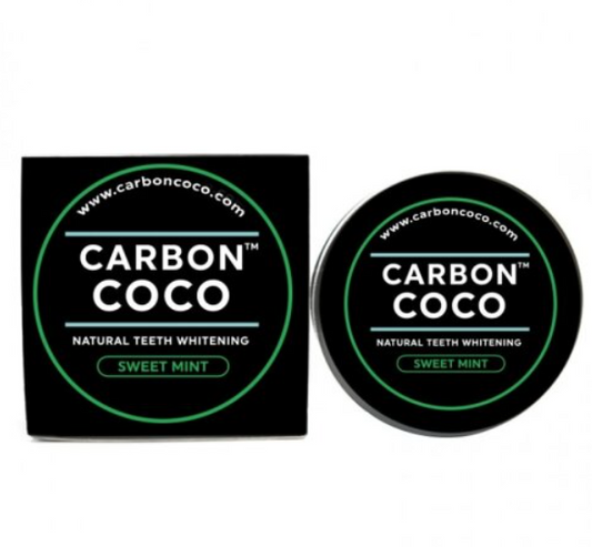 CARBONCOCO-Natural Teeth Whitening(Sweet Mint)+Charcoal Toothpaste set