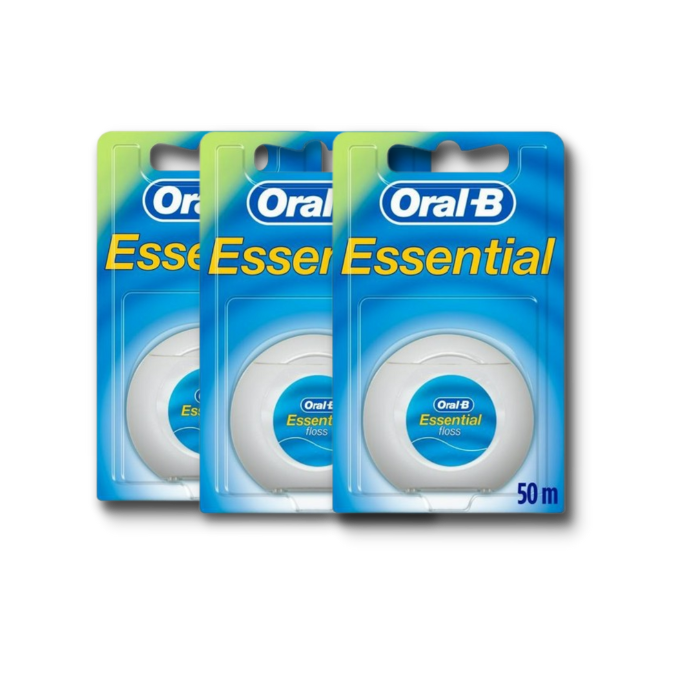 Oral B - Essential Waxed Regular Dental Floss 50m (Parallel Import)