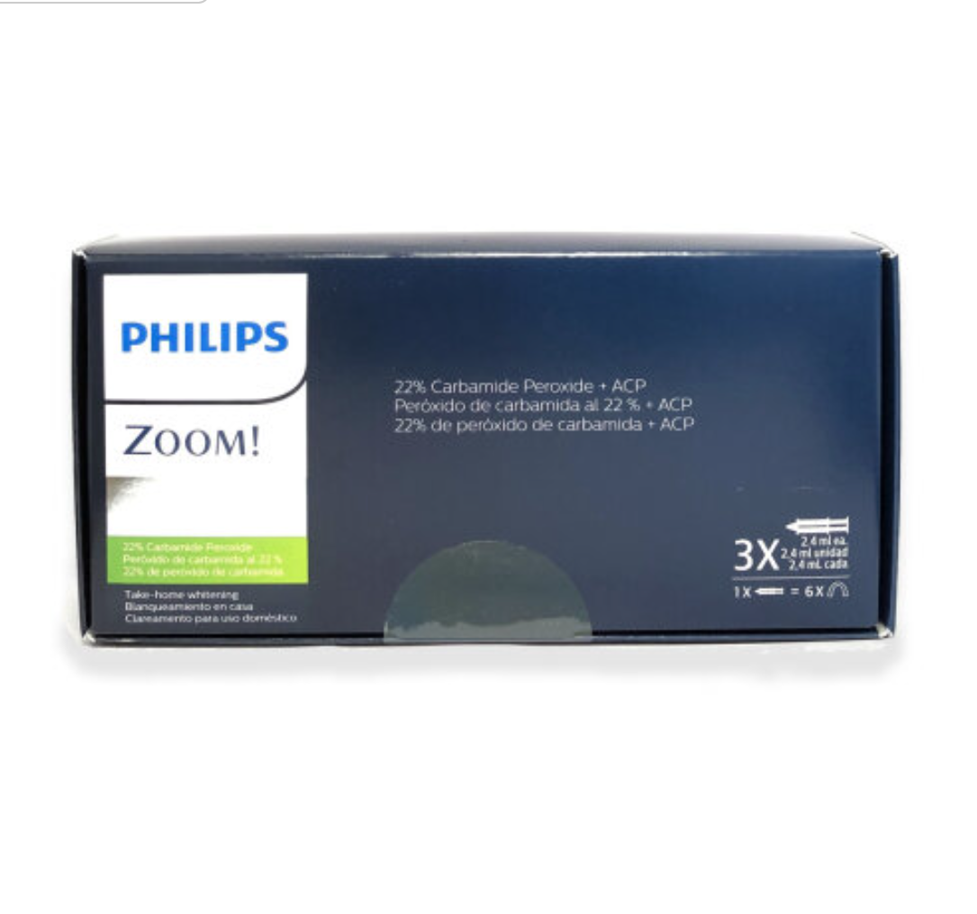 Philips Zoom NiteWhite 22% Teeth Whitening Kit Gel 3 syringes