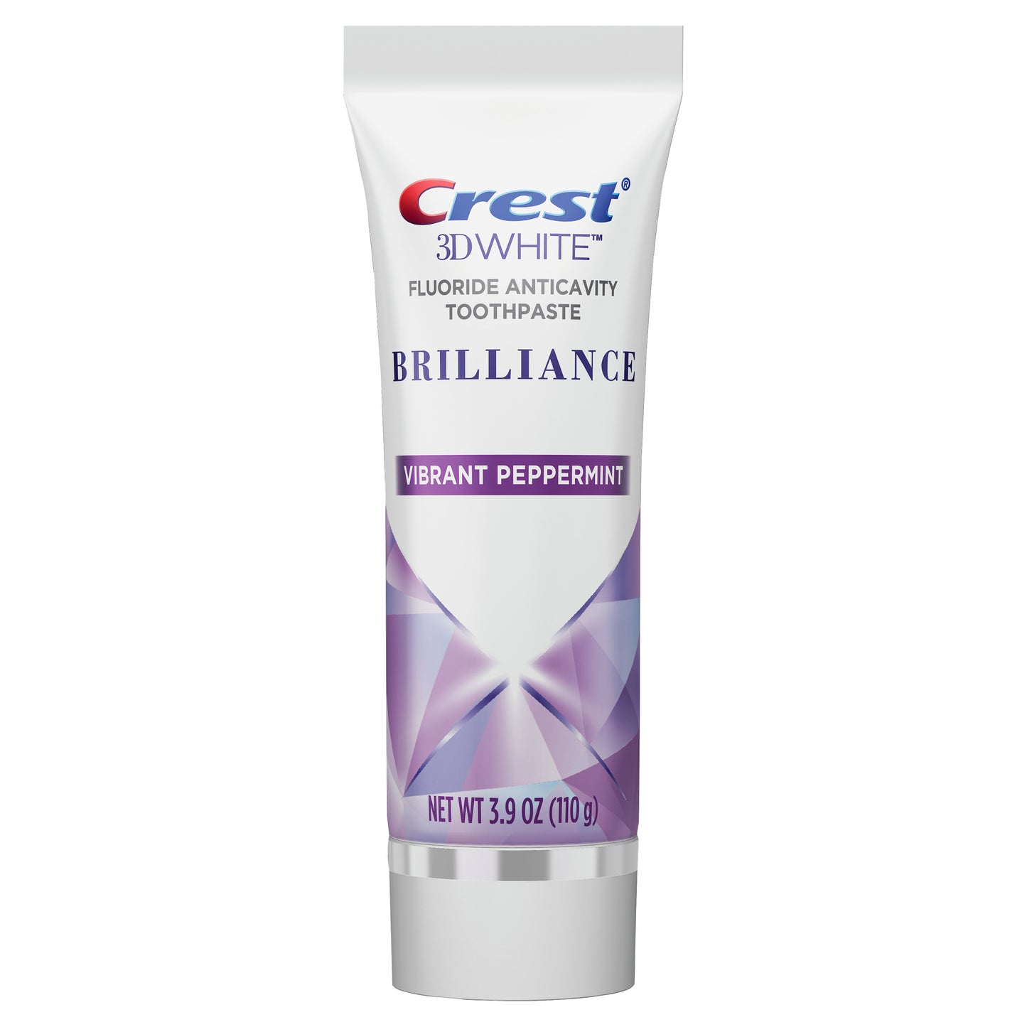 Crest, 3D White, Brilliance Toothpaste, Vibrant Peppermint, 116g