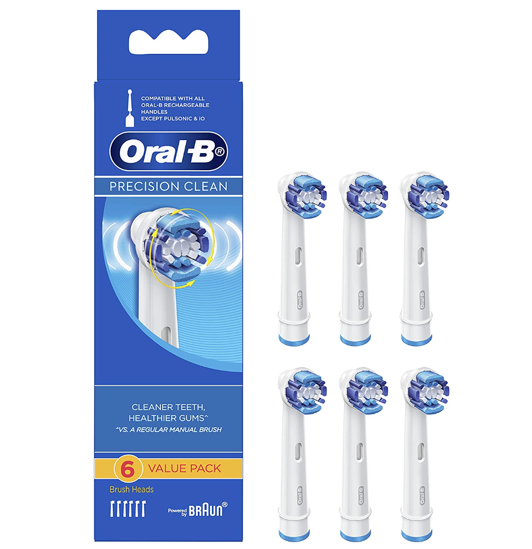 Oral B Power Toothbrush Precision Clean 6 Pack