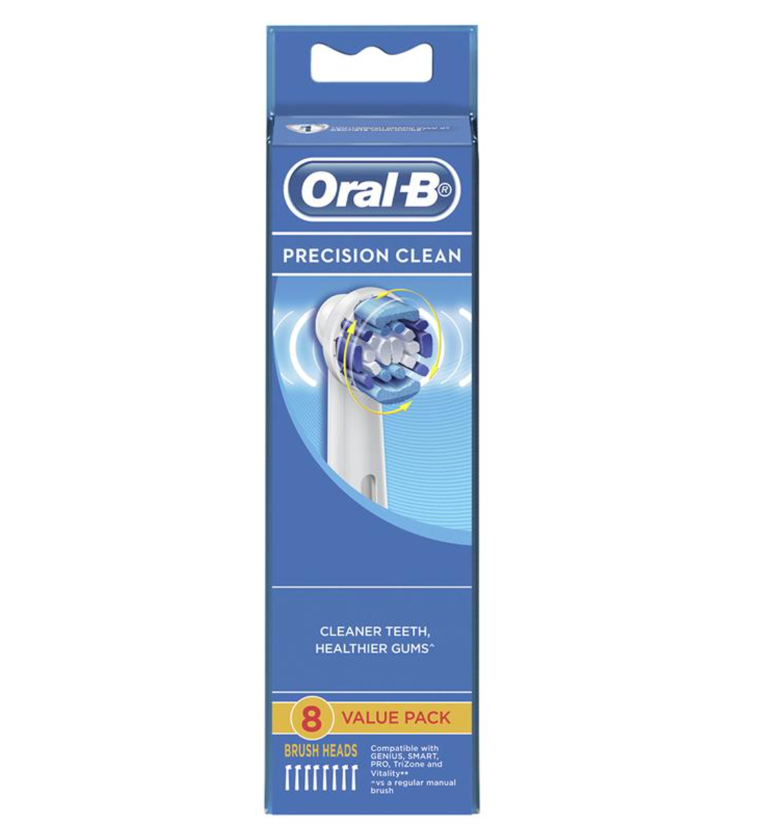 Oral B Power Toothbrush Precision Clean Refills 8 Pack