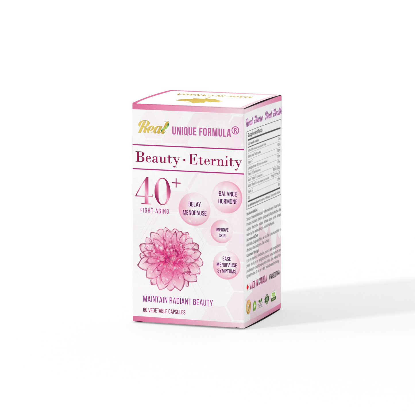 Real House Canada - NOURISHING & REVITALIZING CAPSULES (Real • Unique Beauty Eternity 40+)
