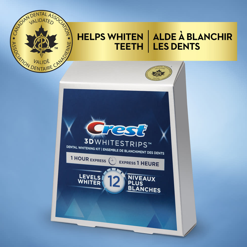 Crest 3D White Whitestrips 1 Hour Express 10 Treatments