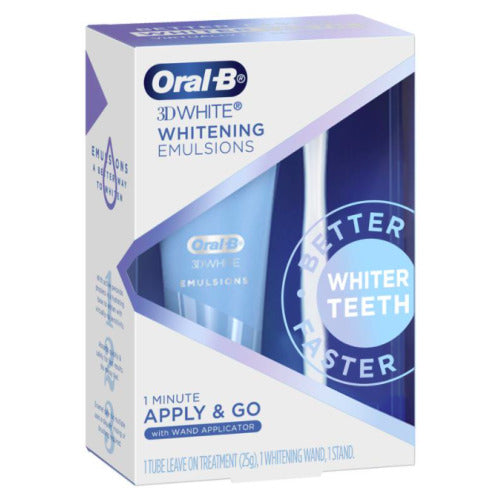 Oral B 3D White Whitening Emulsions Apply & Go Kit 25g