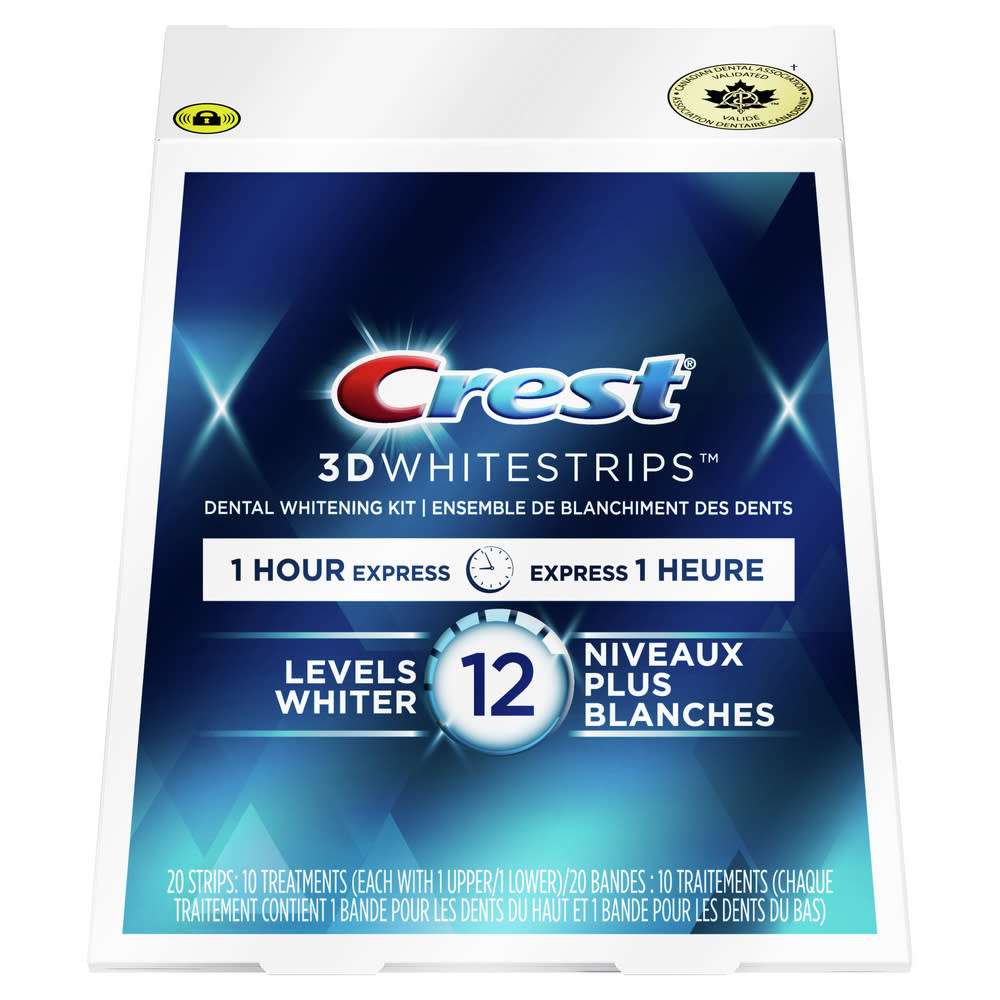 Crest 3D White Whitestrips 1 Hour Express 10 Treatments
